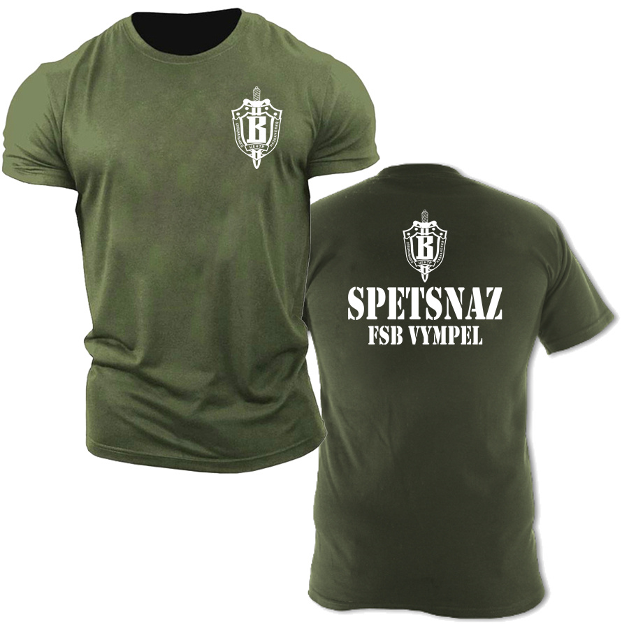 Street Fashion Russia - รัสเซีย Spetsnaz กองกำลังพิเศษ T เสื้อผู้ชายรัสเซีย Spetsgruppa