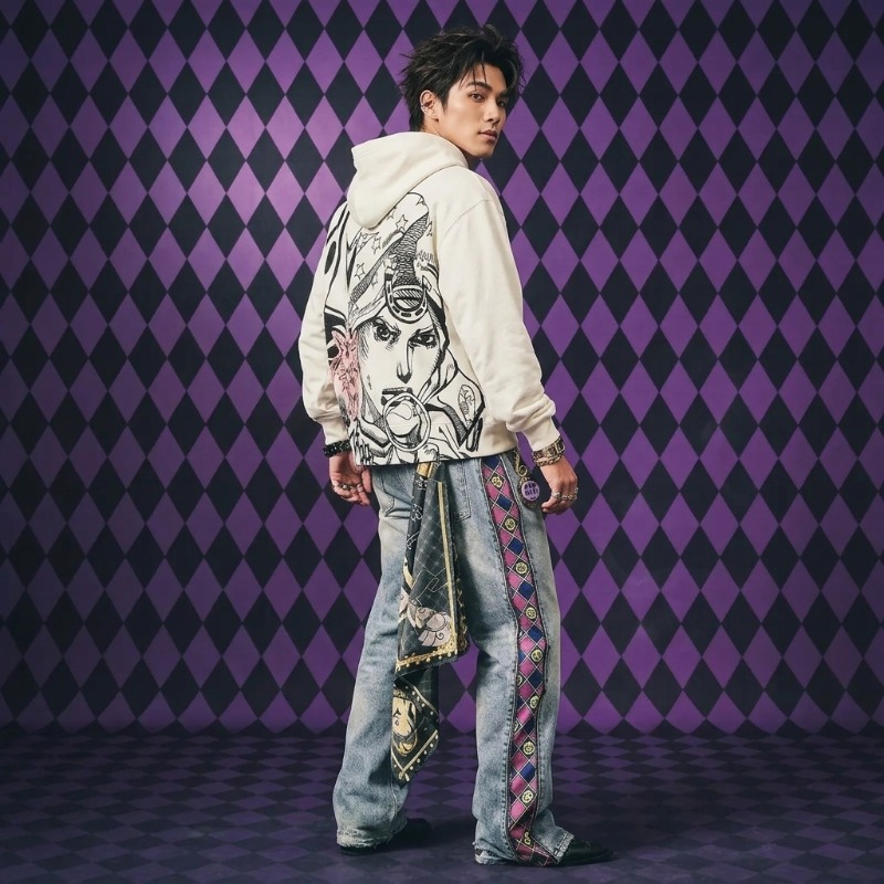 Street Fashion Hip Hop - ชุดเซ็ต 2 ชิ้น สไตล์ฮิปฮอป ฮาราจูกุ ลายกราฟิกอนิเมะ