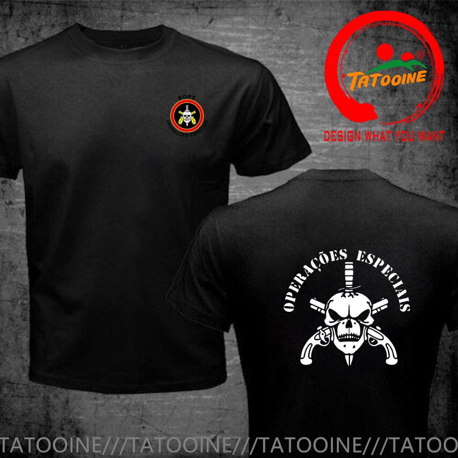 Street Fashion Brazil - การออกแบบที่ตลกขบขัน BOPE Elite Death Squad Brazil