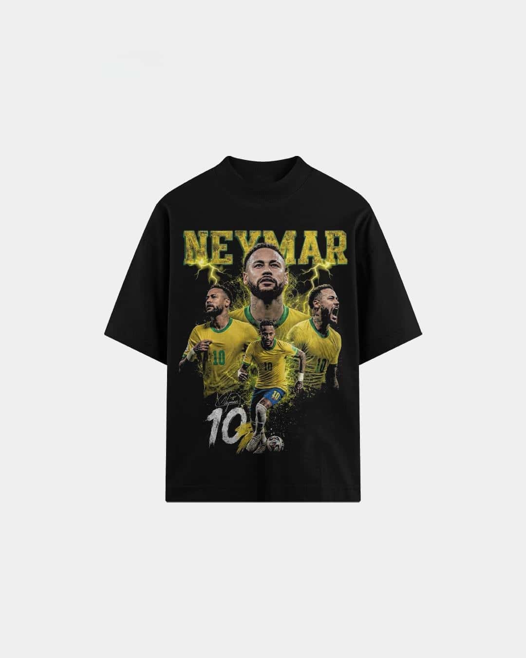 Street Fashion Brazil - เสื้อยืดผ้าฝ้ายสไตล์สตรีทเทรนดี้สำหรับผู้ชายและผู้หญิงพิมพ์ลายแฟชั่นเนย์มาร์จากบราซิล