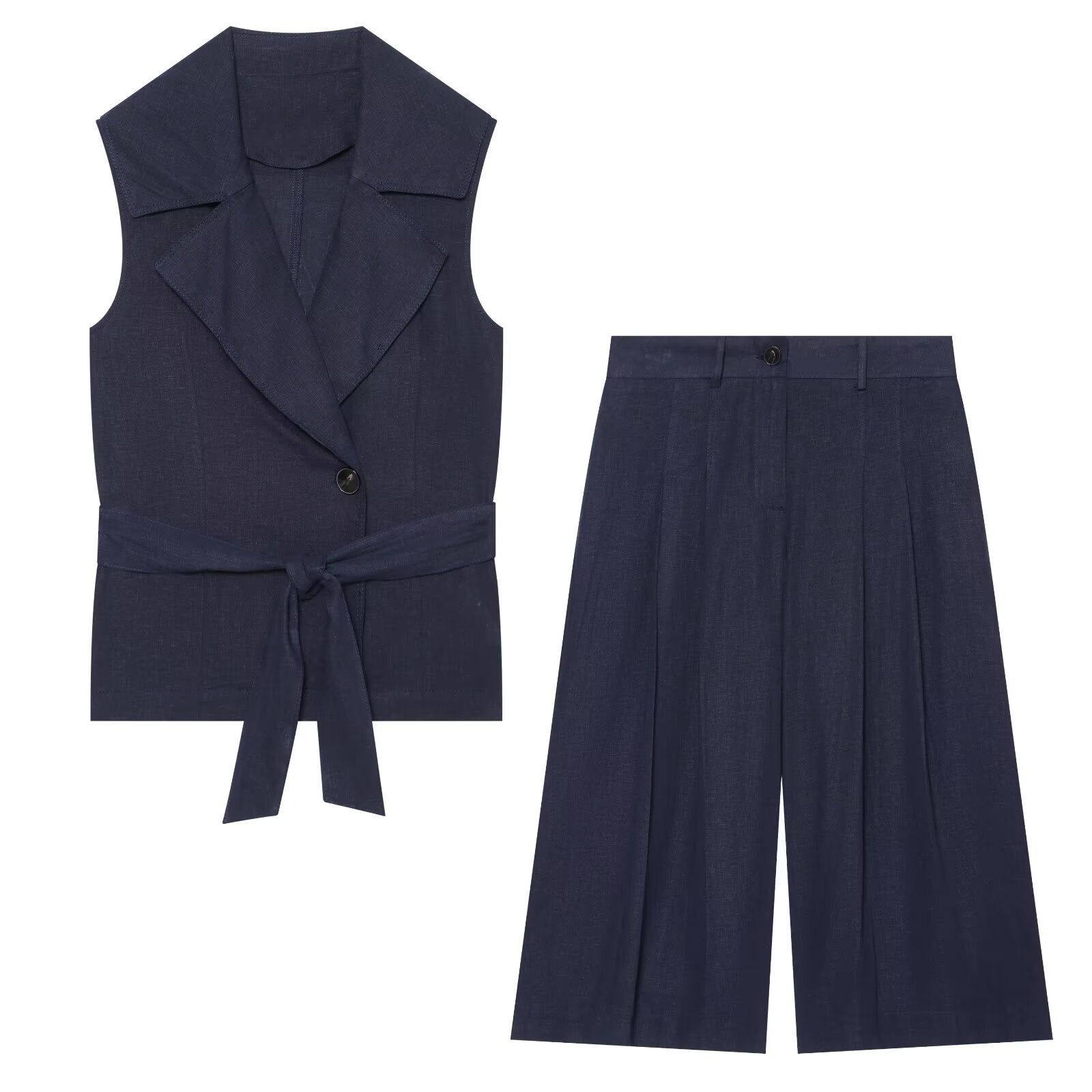 ชุดเซ็ตแฟชั่นสำหรับผู้หญิง ฤดู - Street Fashion Vest บทวิจารณ์และราคา