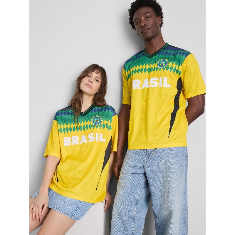 เสื้อฟุตบอลบราซิลฤดูร้อน สไตล์ - Street Fashion Brazil บทวิจารณ์และราคา