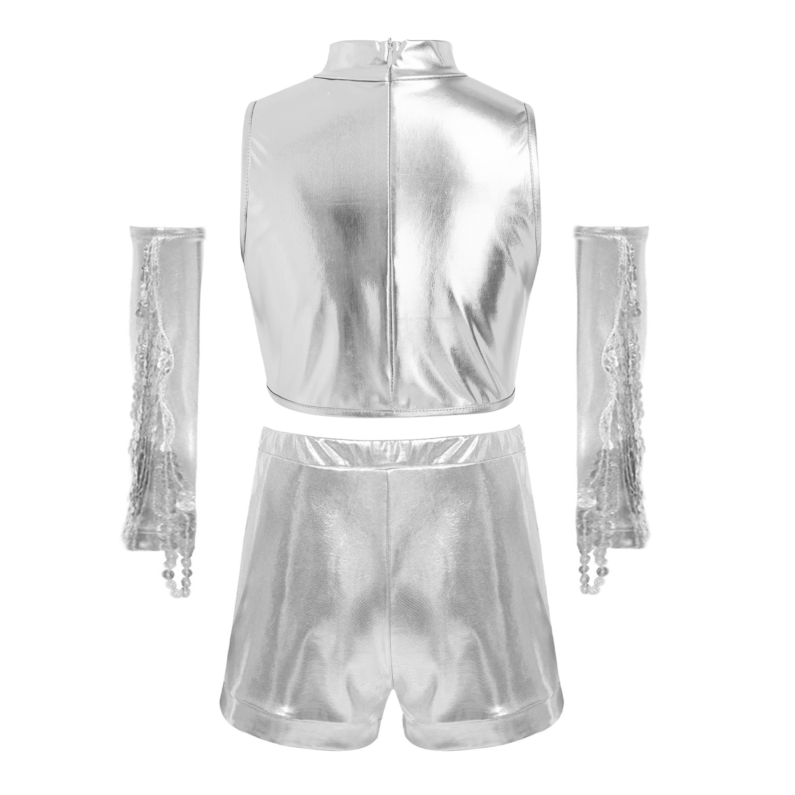 ชุดถุงมือประดับเลื่อมเมทัลลิกส - Street Fashion Vest บทวิจารณ์และราคา