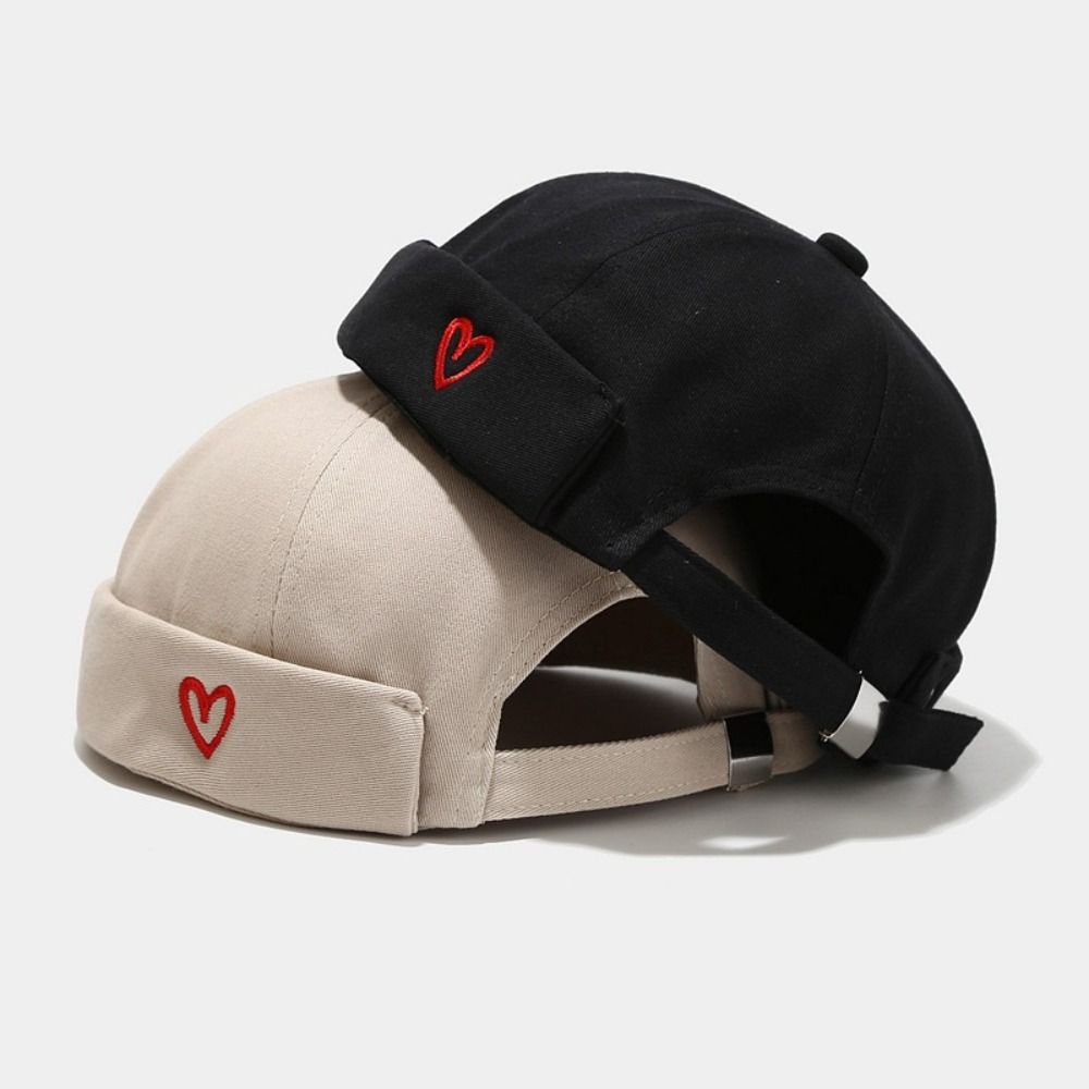 หมวกปักลายหัวใจแฟชั่น ปรับขนาด - Bucket Hat Embroidered บทวิจารณ์และราคา