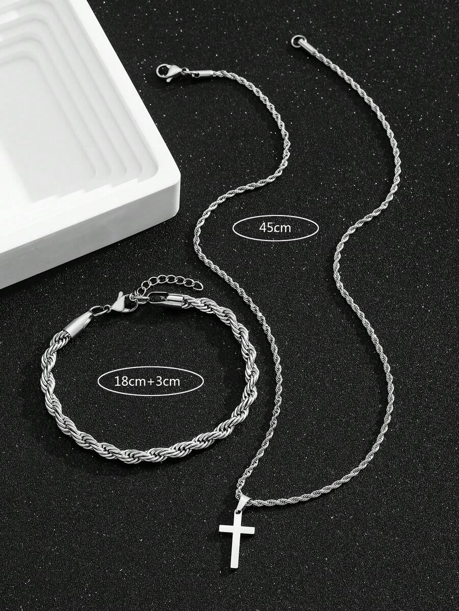 ชุดสร้อยคอและสร้อยข้อมือจี้รูป - Street Fashion Hip Hop บทวิจารณ์และราคา