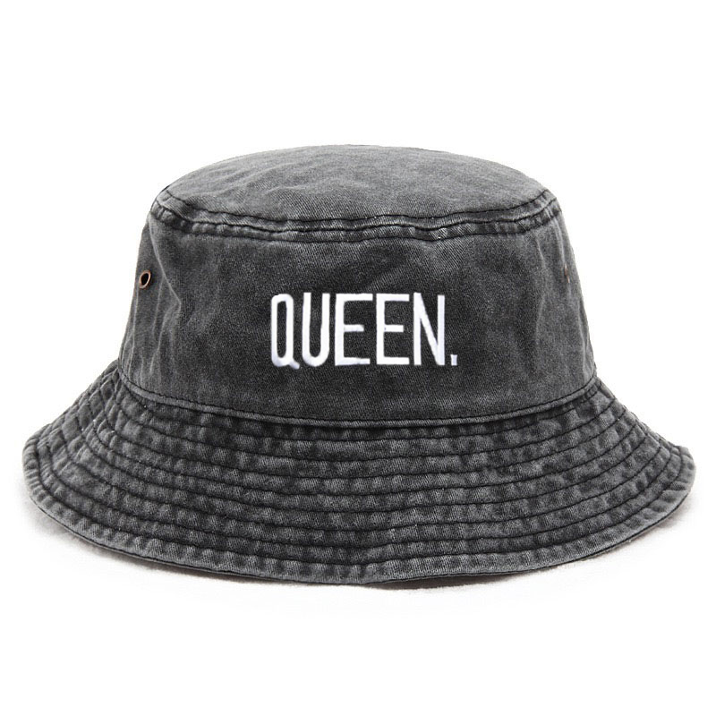 หมวกบักเก็ตวินเทจแบบควีนวอช ปร - Bucket Hat Embroidered บทวิจารณ์และราคา