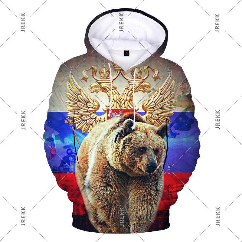 รัสเซียHoodieเสื้อผ้าผู้ชายธงแ - Street Fashion Russia บทวิจารณ์และราคา