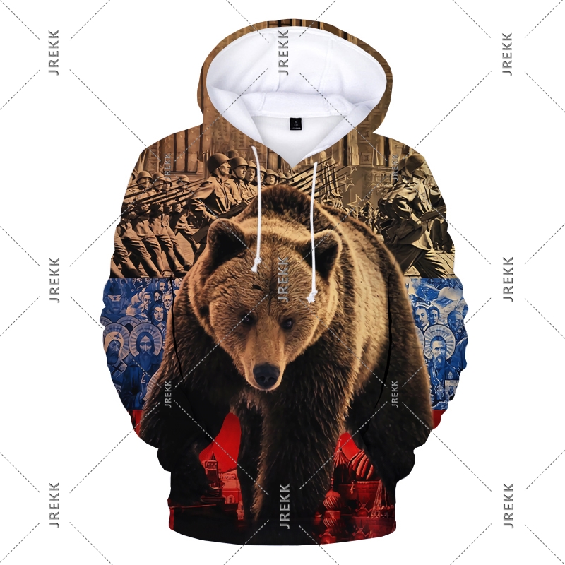 รัสเซียHoodieเสื้อผ้าผู้ชายธงแ - Street Fashion Russia บทวิจารณ์และราคา