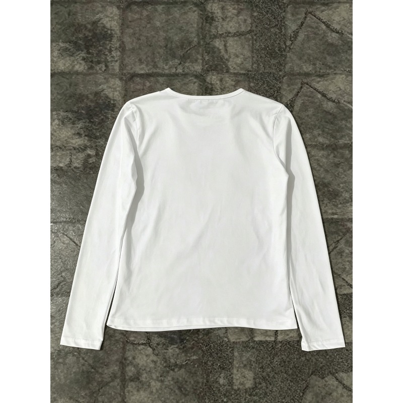 เสื้อยืดแขนยาวลายเรขาคณิตสำหรั - Street Fashion Hip Hop บทวิจารณ์และราคา