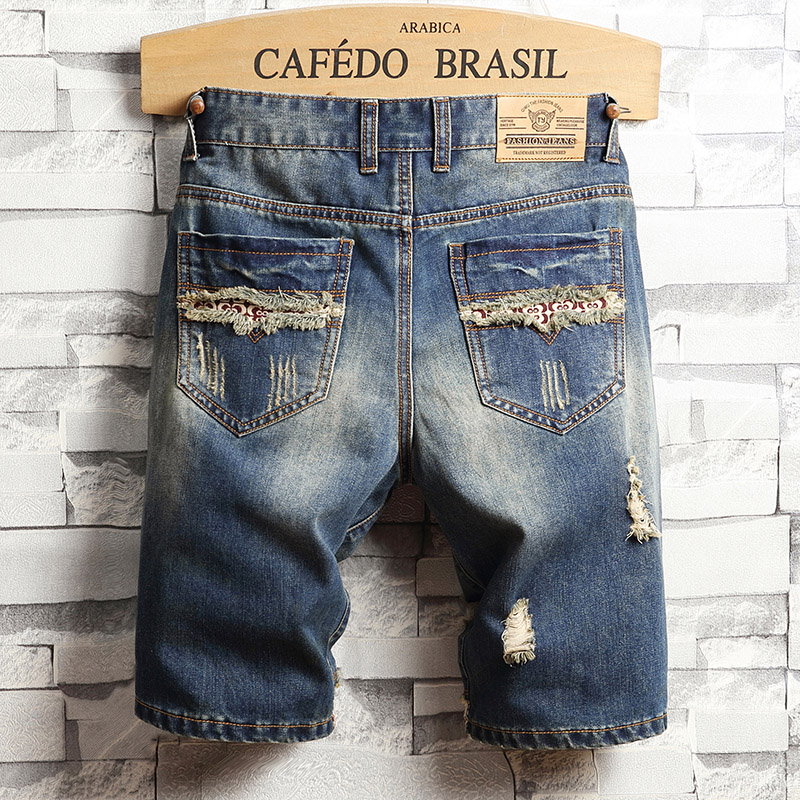 กางเกงยีนส์ขาสั้นสไตล์ฮิปฮอปขา - Street Fashion Hip Hop บทวิจารณ์และราคา