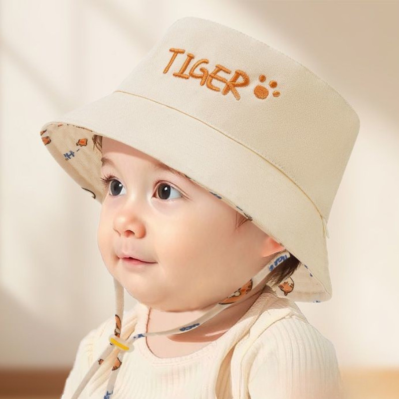 หมวกบักเก็ตเด็กปักลายตัวอักษร  - Bucket Hat Embroidered บทวิจารณ์และราคา
