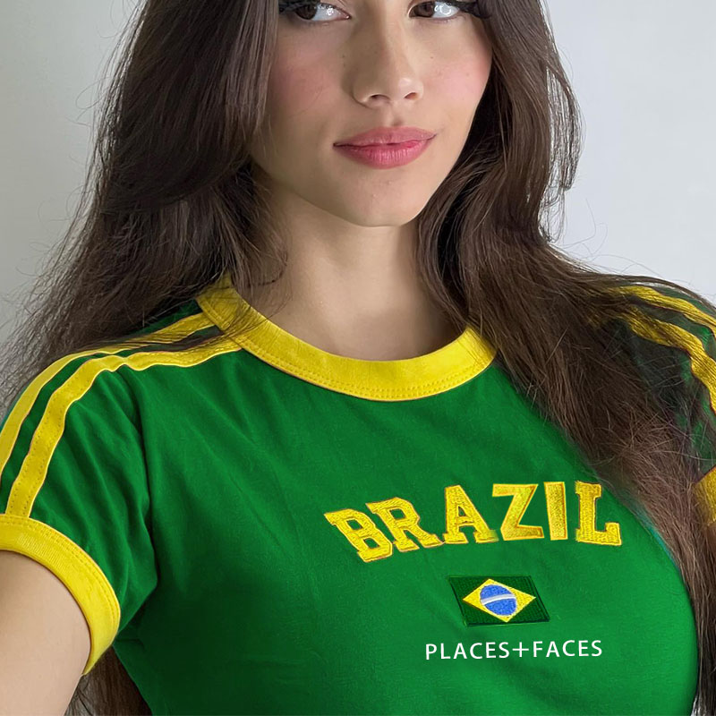 ผู้หญิงStreetwearบราซิลพิมพ์เส - Street Fashion Brazil บทวิจารณ์และราคา