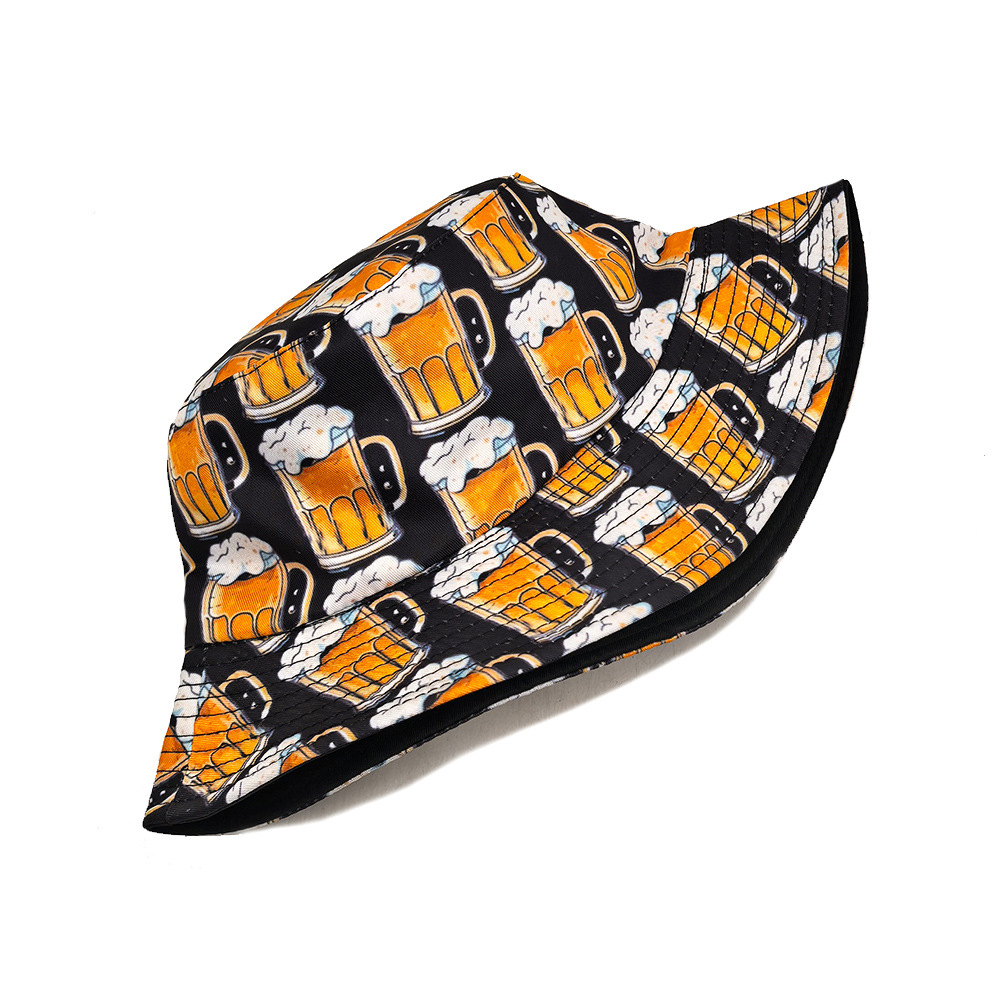 การ์ตูนเบียร์หมวกเบียร์รูปแบบห - Bucket Hat Embroidered บทวิจารณ์และราคา