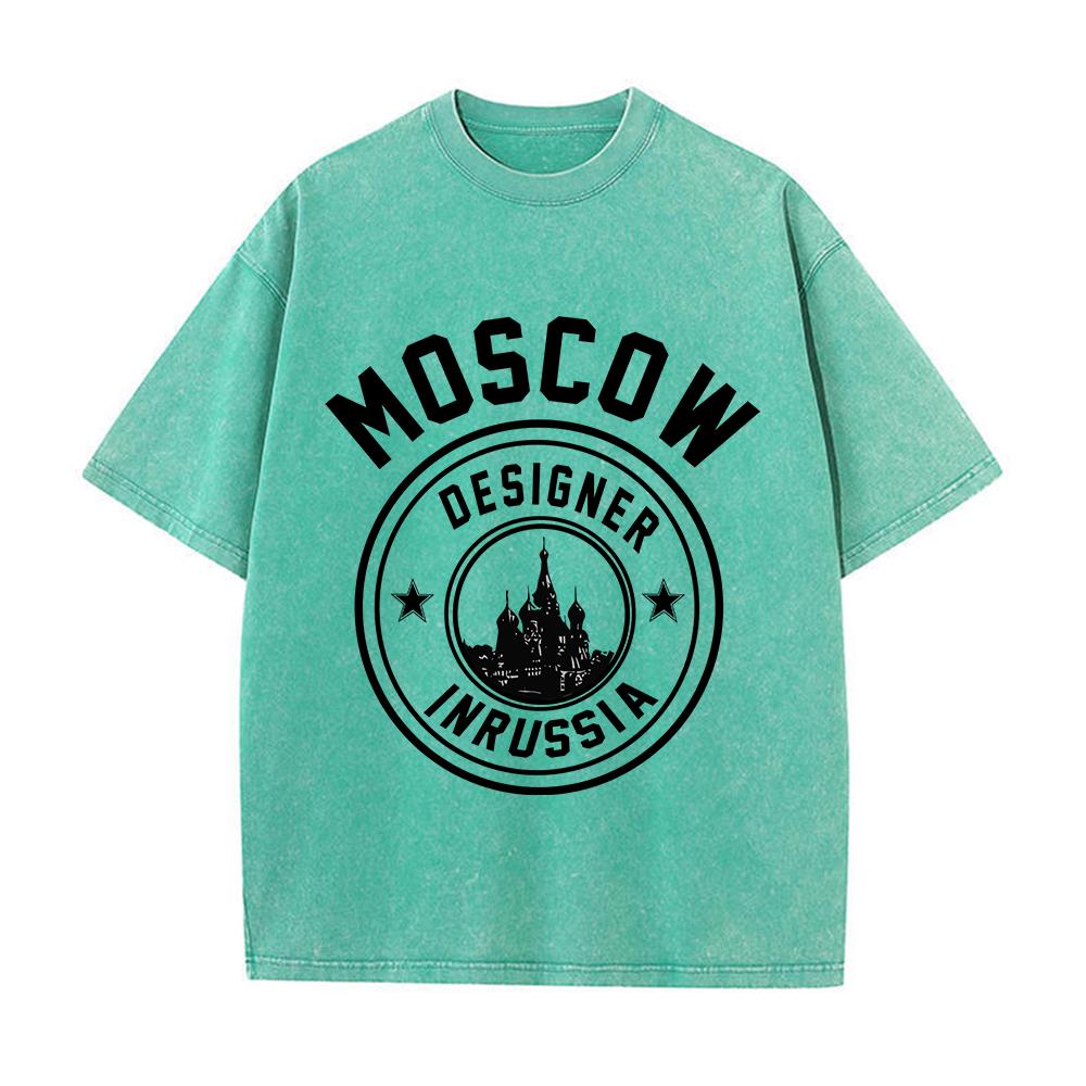 เสื้อยืดผู้หญิงผ้าฝ้ายฟอกสีแฟช - Street Fashion Russia บทวิจารณ์และราคา
