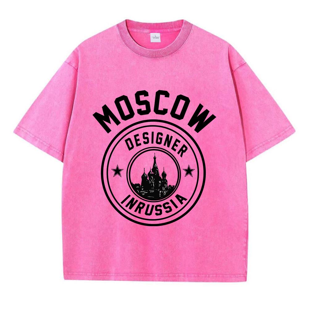 เสื้อยืดผู้หญิงผ้าฝ้ายฟอกสีแฟช - Street Fashion Russia บทวิจารณ์และราคา