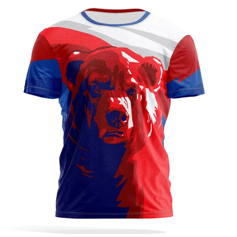 เสื้อยืดพิมพ์ลายธงชาติรัสเซีย  - Street Fashion Russia บทวิจารณ์และราคา