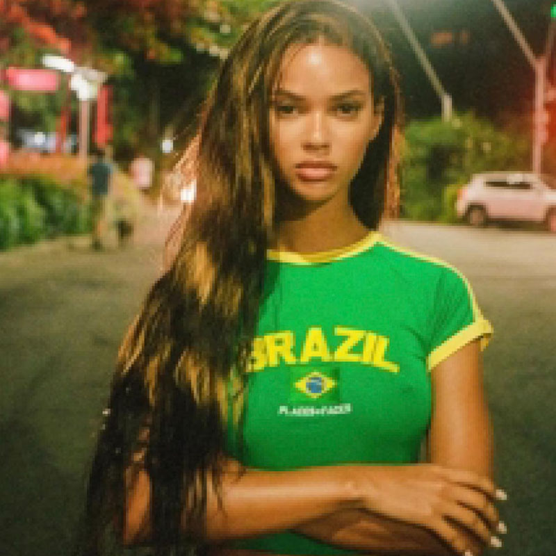 เสื้อครอปผู้หญิง2023ฤดูร้อนเสื - Street Fashion Brazil บทวิจารณ์และราคา