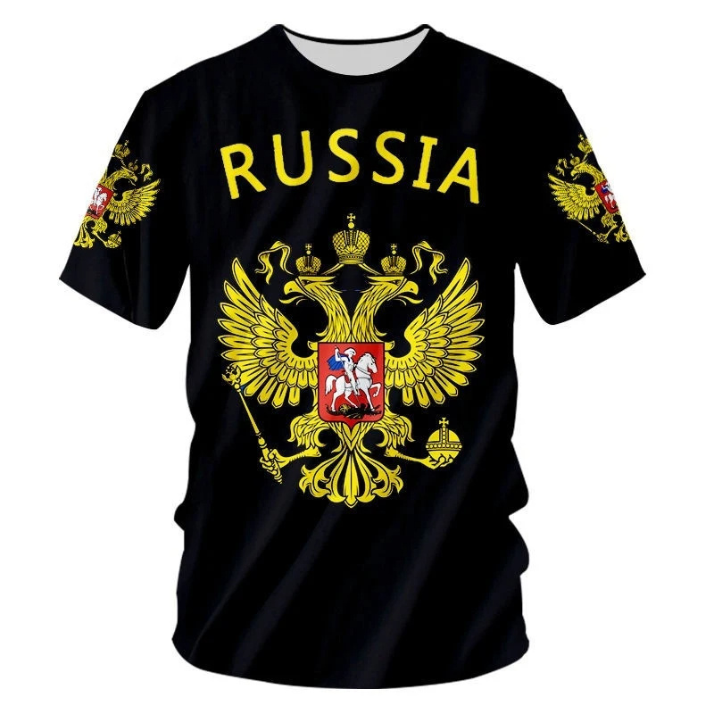 เสื้อยืดพิมพ์ลายธงชาติรัสเซียแ - Street Fashion Russia บทวิจารณ์และราคา