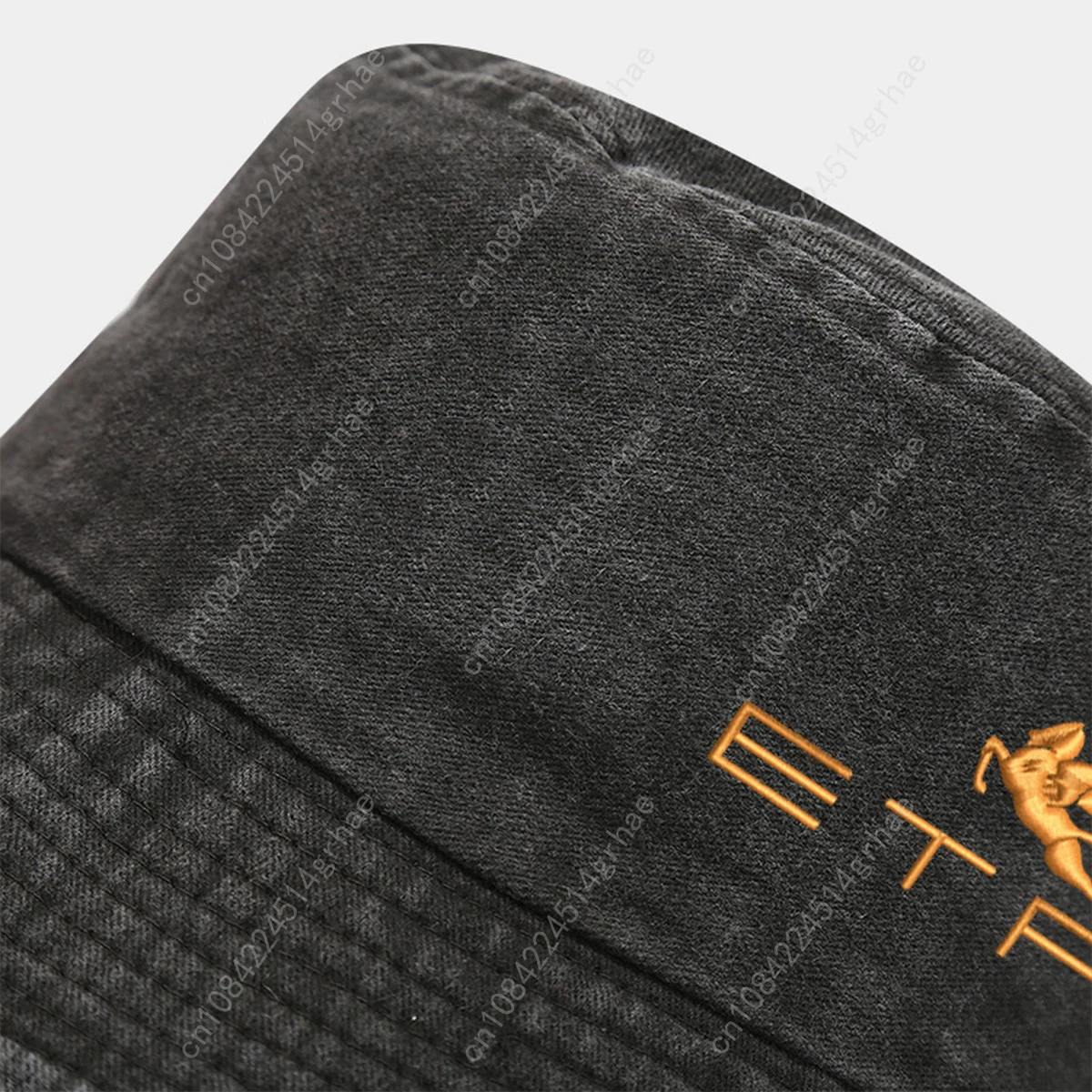 หมวกชาวประมงปักลายสไตล์เรโทร ผ - Bucket Hat Embroidered บทวิจารณ์และราคา