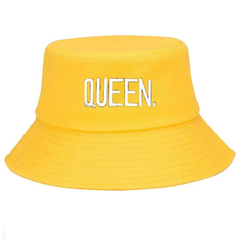 หมวกบักเก็ตปักลายควีนแบบกำหนดเ - Bucket Hat Embroidered บทวิจารณ์และราคา