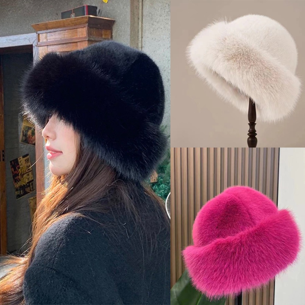 หมวกบักเก็ตขนปุยสำหรับผู้หญิง  - Bucket Hat Embroidered บทวิจารณ์และราคา