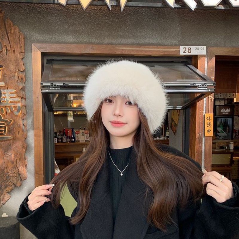 หมวกบักเก็ตขนปุยสำหรับผู้หญิง  - Bucket Hat Embroidered บทวิจารณ์และราคา