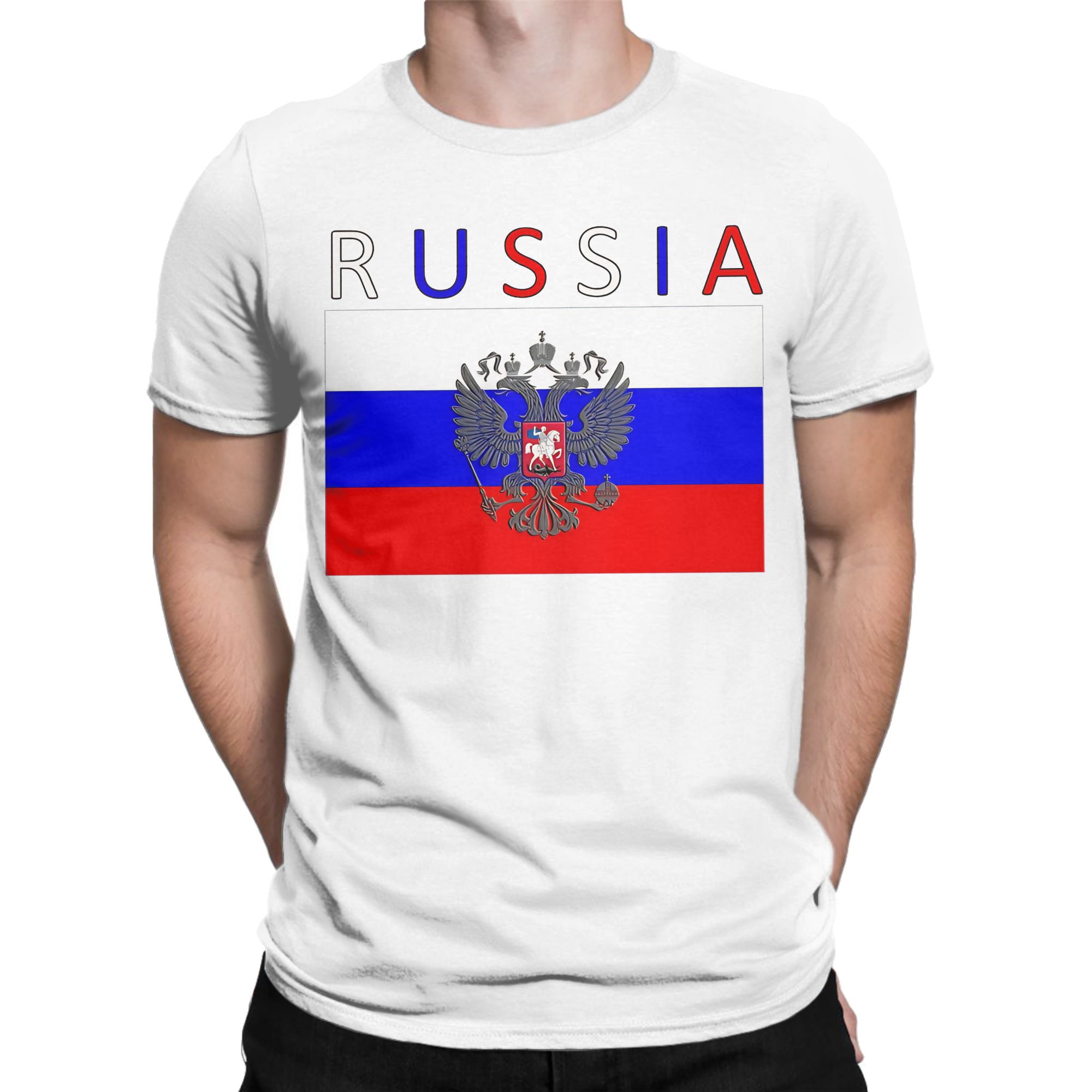 เสื้อยืดลายธงชาติรัสเซีย เสื้อ - Street Fashion Russia บทวิจารณ์และราคา