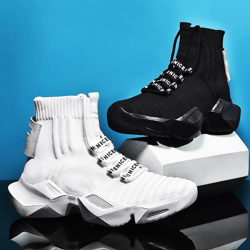 Plus ขนาดสูงขนาดใหญ่กีฬาถุงเท้ - Street Fashion Outlet บทวิจารณ์และราคา