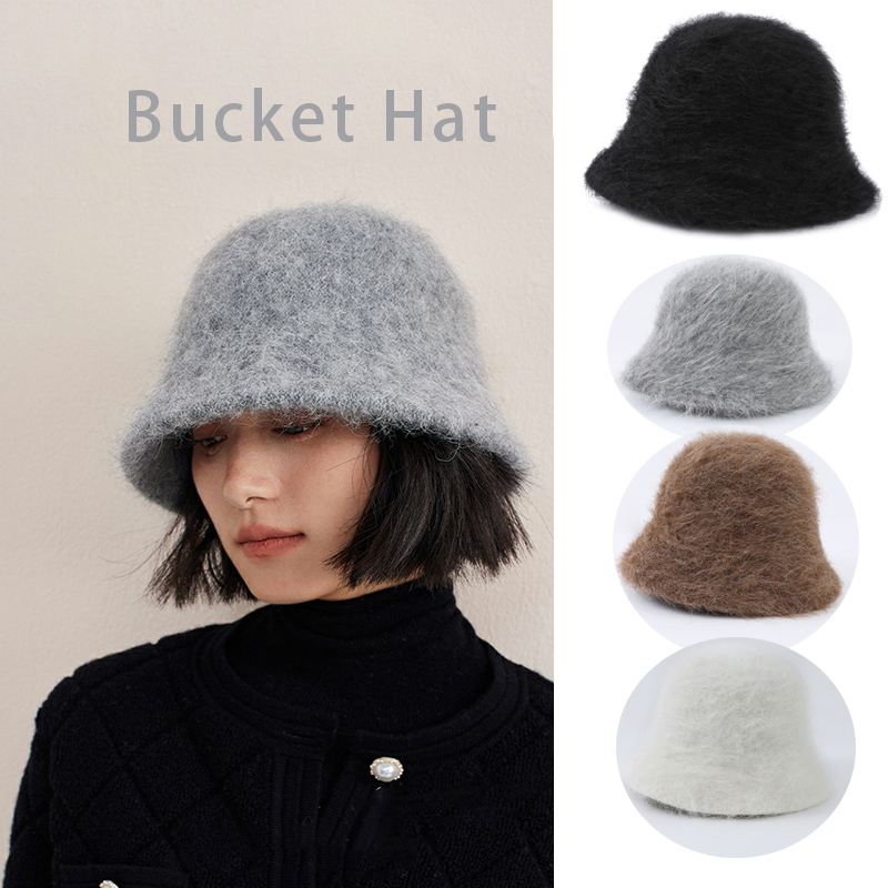 หมวกบักเก็ตไหมอัลปาก้าคุณภาพสู - Street Fashion Russia บทวิจารณ์และราคา