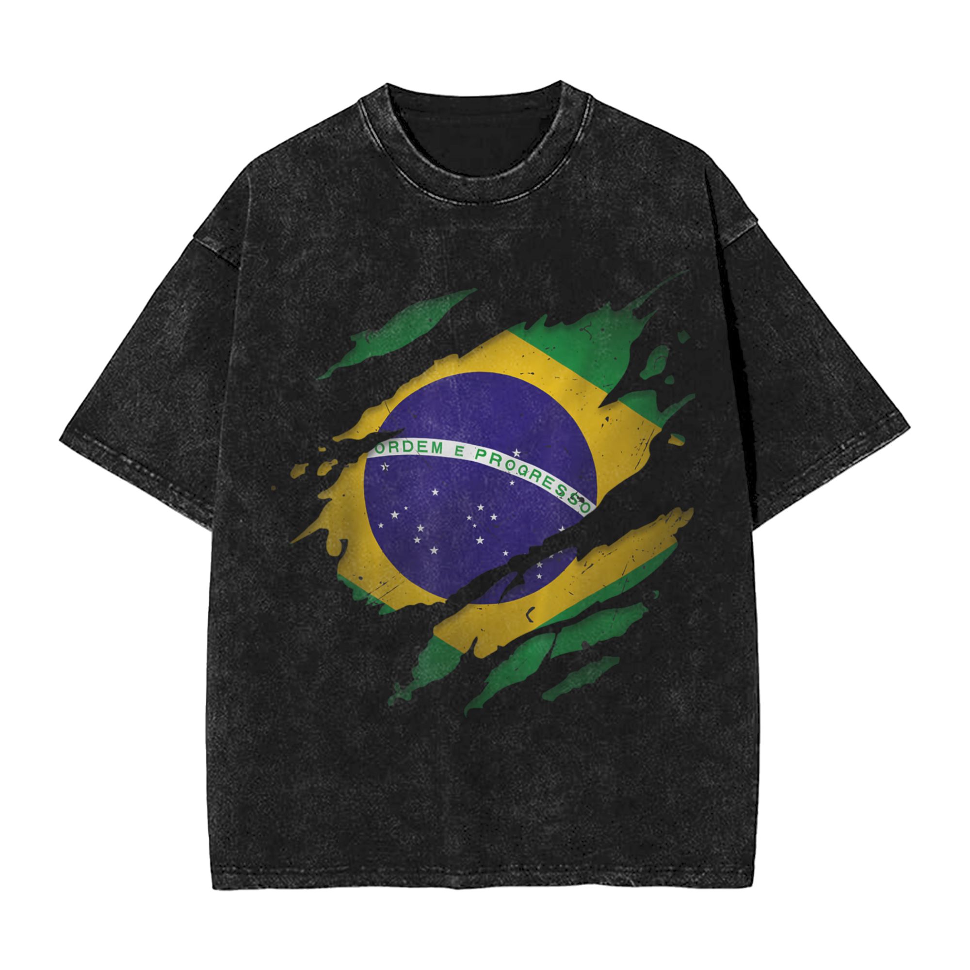 บราซิล ธงชาติบราซิล เสื้อยืดลา - Street Fashion Brazil บทวิจารณ์และราคา