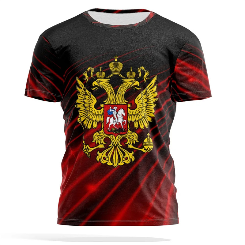 เสื้อยืดพิมพ์ลายตราสัญลักษณ์รั - Street Fashion Russia บทวิจารณ์และราคา