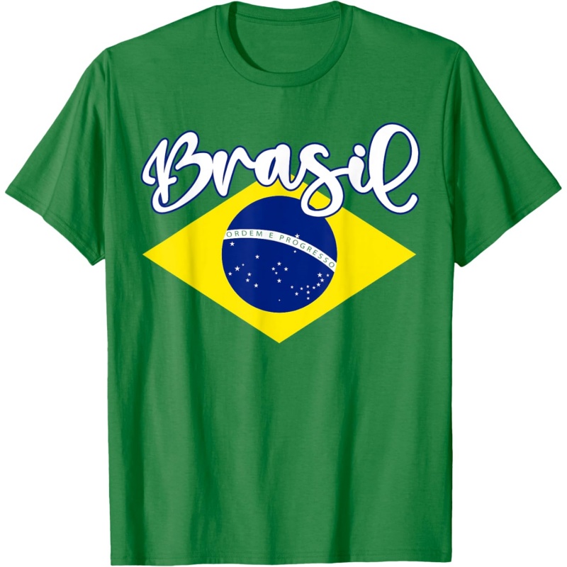 เสื้อยืดพิมพ์ลายดนตรีบราซิลแบบ - Street Fashion Brazil บทวิจารณ์และราคา