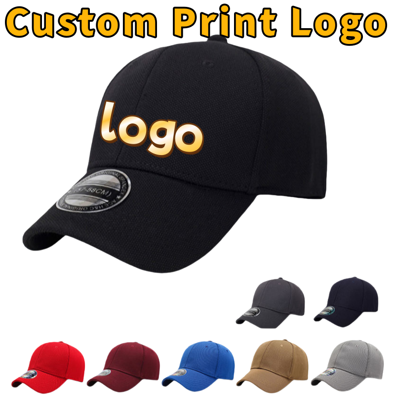 หมวกแก๊ปพิมพ์โลโก้ตามสั่ง ปิดเ - Baseball Cap Fitted บทวิจารณ์และราคา