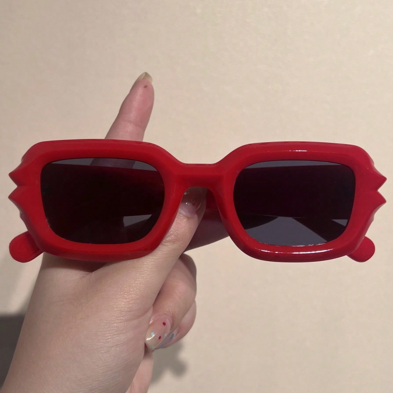 แว่นตาแฟชั่นทรงสี่เหลี่ยมเล็ก  - Street Fashion Hip Hop บทวิจารณ์และราคา