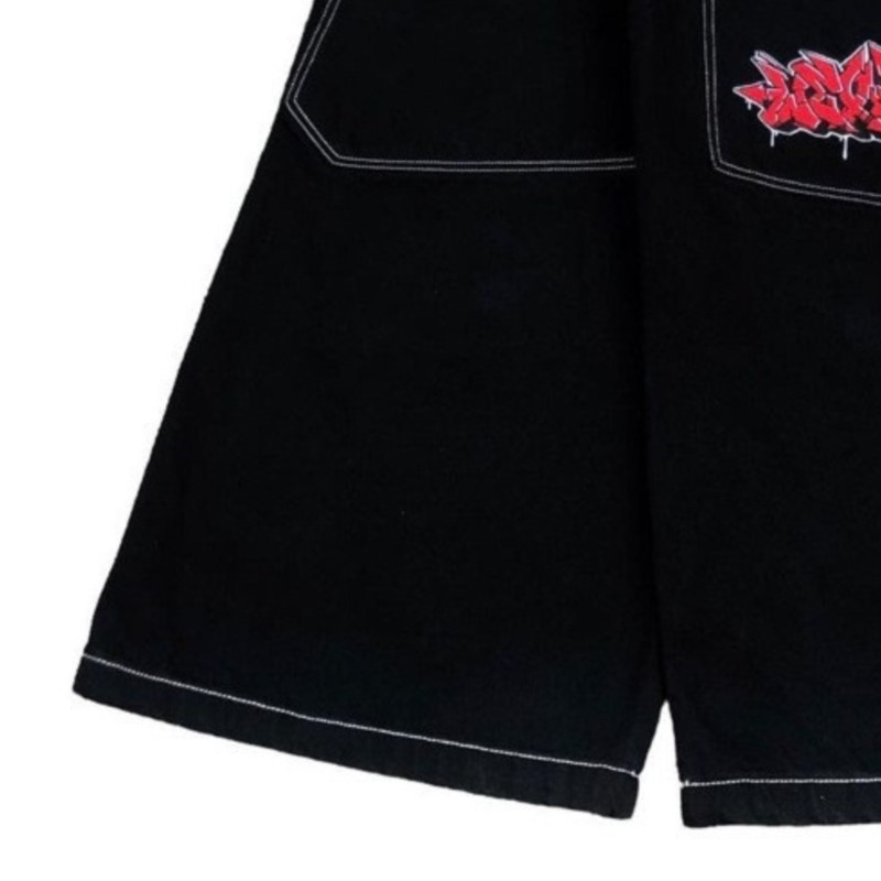 กางเกงยีนส์ทรงหลวมสไตล์ฮิปฮอปอ - Street Fashion Hip Hop บทวิจารณ์และราคา
